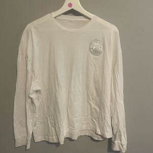 Victoria’s Secret White Long Sleeve Shirt Size Medium‎ with diamonds